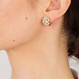 Pair of Diamond Clip Earrings - image 2