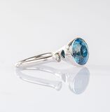 Modern Topaz Diamond Ring - image 2