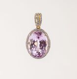 Kunzite Topas Pendant