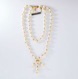 Zweireihiger Faux Pearls Sautoir - Bild 1