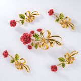 Set of 5 Rose Jewellery Pieces