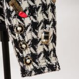 Rare tweed jacket with elaborate appliqués - image 5