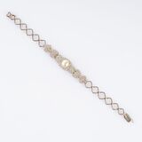 Jugendstil Diamant Armband mit Perle - Bild 2