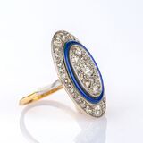 Art Nouveau Diamond Ring - image 2