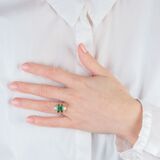 Emerald Diamond Ring - image 3