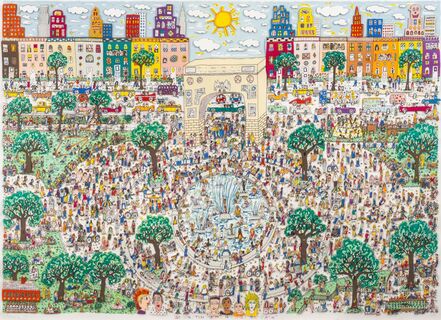 James Rizzi - Washington Ain't No Square Park Washington Ain't No Square Park