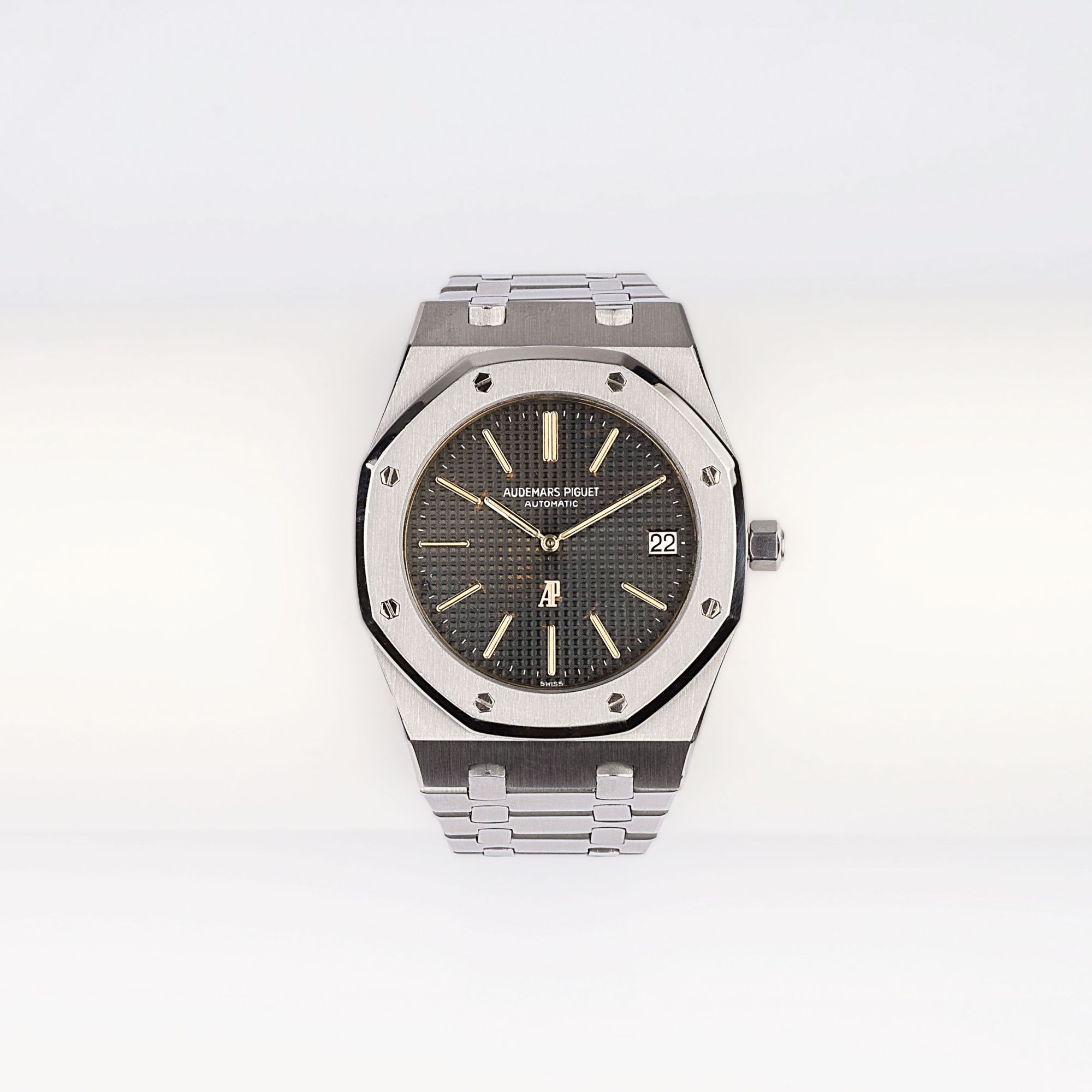 Seltene Herren-Armbanduhr 'Royal Oak Jumbo' A-Serie