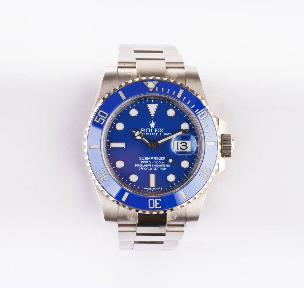 Herren-Armbanduhr 'Submariner Date Smurf'